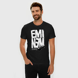 Футболка slim-fit Eminem - microphone, цвет: черный — фото 2