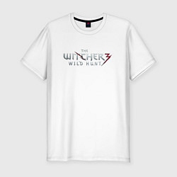 Футболка slim-fit The Witcher 3 logo, цвет: белый