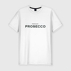 Футболка slim-fit Prosecco mood original, цвет: белый