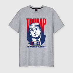 Футболка slim-fit Трамп 2024, цвет: меланж