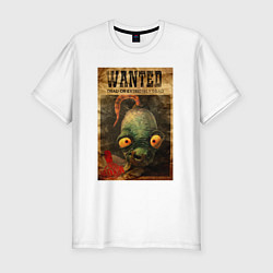 Футболка slim-fit Oddworld - wanted, цвет: белый
