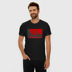 Футболка slim-fit Comrade, цвет: черный — фото 2