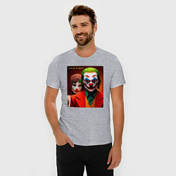 Футболка slim-fit Joker and Minecraft - collaboration, цвет: меланж — фото 2