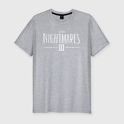 Футболка slim-fit Litttle nightmares 3 logo, цвет: меланж