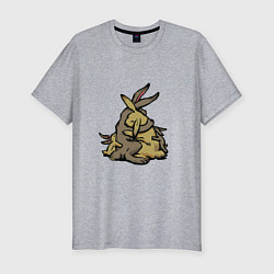 Футболка slim-fit Объятия семьи, цвет: меланж