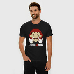 Футболка slim-fit Fuck you bella ciao, цвет: черный — фото 2
