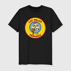 Футболка slim-fit Los Pollos hermanos Breaking bad, цвет: черный