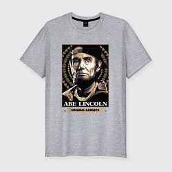 Футболка slim-fit Lincoln gangster, цвет: меланж