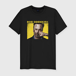 Футболка slim-fit Bob Odenkirk Nobody, цвет: черный