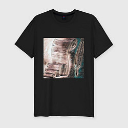 Футболка slim-fit Поэзия, цвет: черный