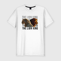 Футболка slim-fit The Lion King, цвет: белый