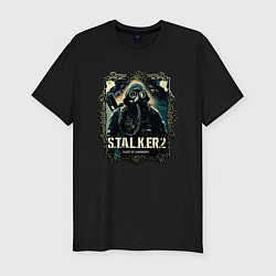 Футболка slim-fit Stalker 2 heart of Chornobyl radiations, цвет: черный