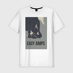 Мужская slim-футболка Easy jumps in boots