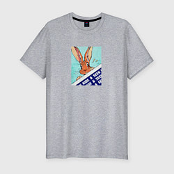 Футболка slim-fit Hide and seek, цвет: меланж