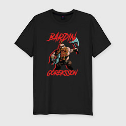 Футболка slim-fit Bardin Goreksson - Warhammer Vermintide, цвет: черный