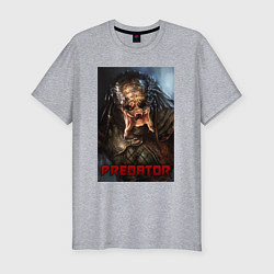 Мужская slim-футболка Predator movie