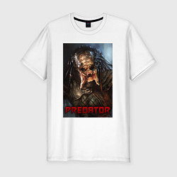 Мужская slim-футболка Predator movie