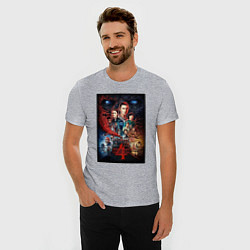 Футболка slim-fit Stranger Things 4, цвет: меланж — фото 2