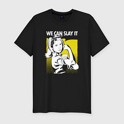 Футболка slim-fit Buffy we can slay it, цвет: черный