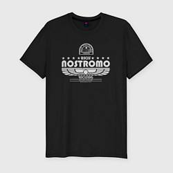 Футболка slim-fit USCSS The Nostromo серый, цвет: черный