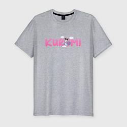 Футболка slim-fit Куроми каваи, цвет: меланж