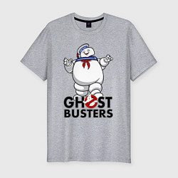 Футболка slim-fit Ghostbusters - stay puft, цвет: меланж