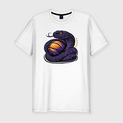 Футболка slim-fit Black mamba basketball, цвет: белый