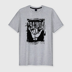 Футболка slim-fit Обаюнда жест, цвет: меланж