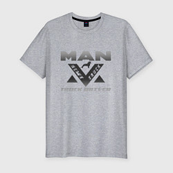 Футболка slim-fit MAN дальнобой, цвет: меланж