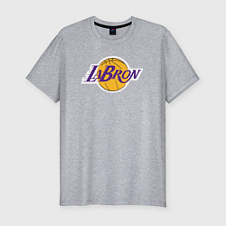 Футболка slim-fit LaBron Lakers, цвет: меланж