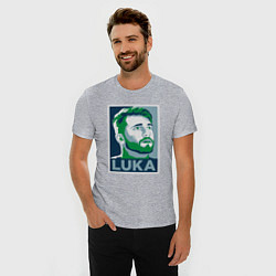 Футболка slim-fit Luka Doncic obey, цвет: меланж — фото 2