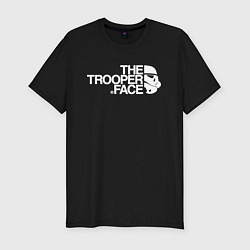 Футболка slim-fit The trooper face, цвет: черный
