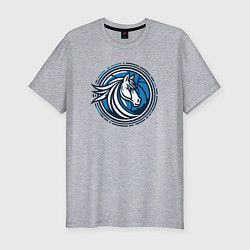 Мужская slim-футболка Mavericks NBA