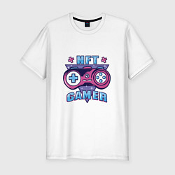 Футболка slim-fit NFT - Gamer, цвет: белый