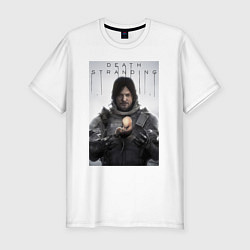 Футболка slim-fit Death Stranding - Norman Reedus, цвет: белый