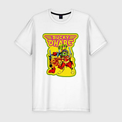Футболка slim-fit Bucky ohare, цвет: белый