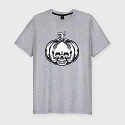 Футболка slim-fit Dead pumpkin, цвет: меланж