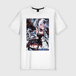 Футболка slim-fit Jetavie Punishing Gray Raven, цвет: белый