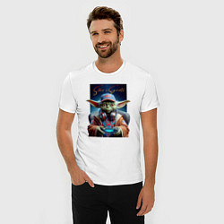 Футболка slim-fit Star eSports - Yoda, цвет: белый — фото 2