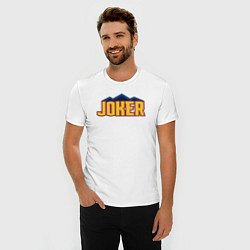 Футболка slim-fit Nuggets Joker, цвет: белый — фото 2