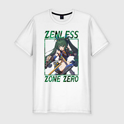 Футболка slim-fit Qingyi - Zenless Zone Zero, цвет: белый