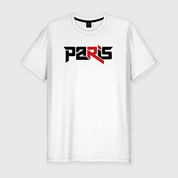 Футболка slim-fit Paris, цвет: белый