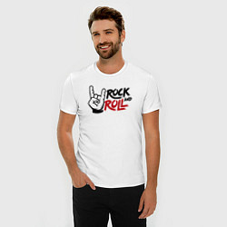 Футболка slim-fit Style rock and roll, цвет: белый — фото 2