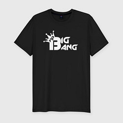 Футболка slim-fit Bigbang top, цвет: черный