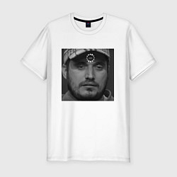 Футболка slim-fit Паша техник загрузка, цвет: белый