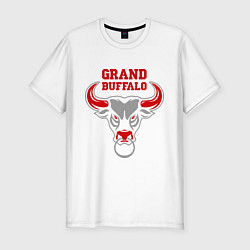 Футболка slim-fit Grand Buffalo, цвет: белый