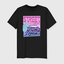 Футболка slim-fit Street drift, цвет: черный
