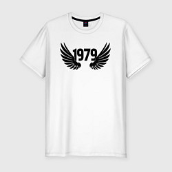 Футболка slim-fit Крылья свободы 1979, цвет: белый