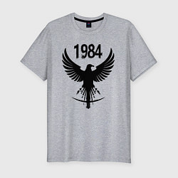 Футболка slim-fit Орёл 1984, цвет: меланж