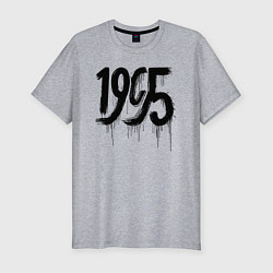 Футболка slim-fit 1995 капающий, цвет: меланж